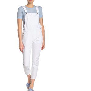 AG Finn White Denim Overalls